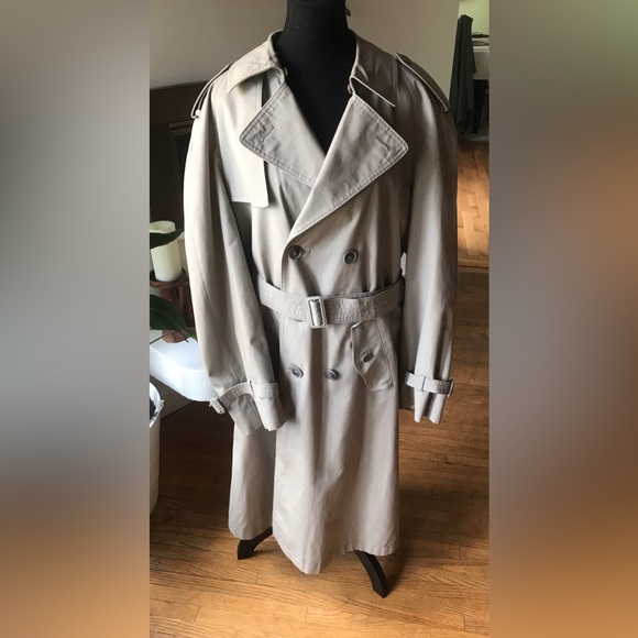 Vintage Double Breasted, Belted, Long Trench Coat EUR 40 - Picture 1 of 12